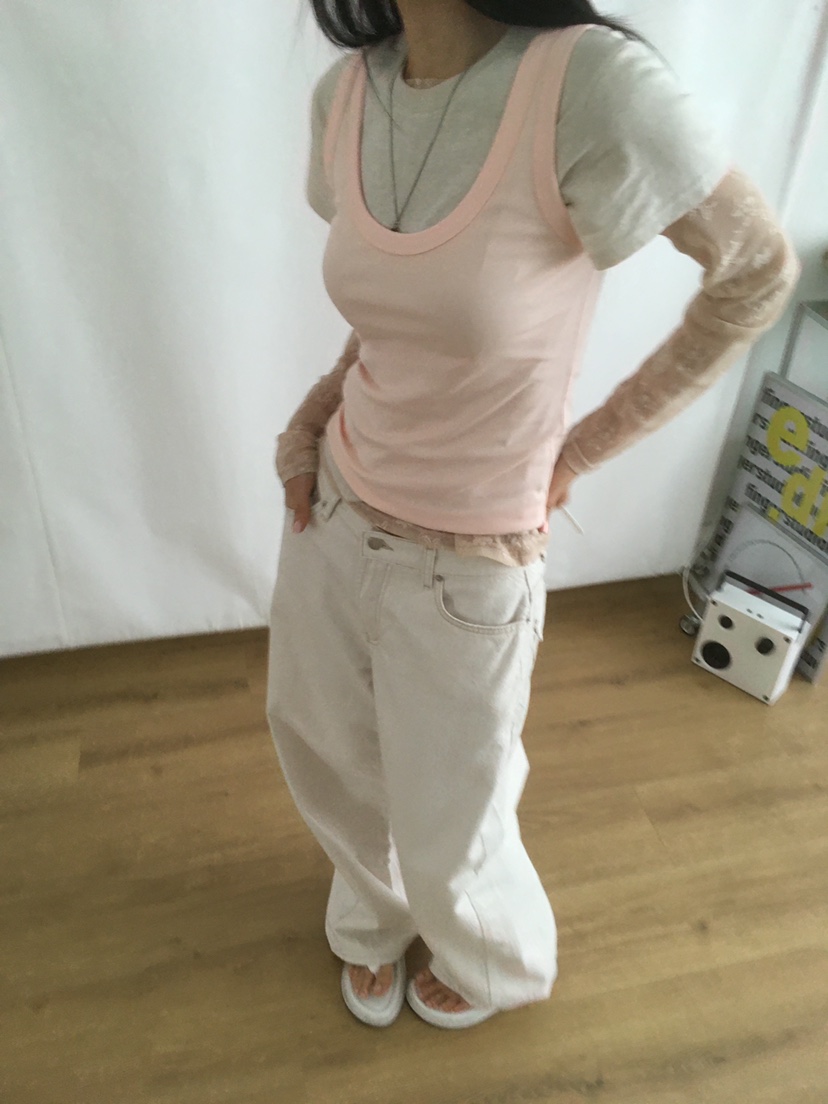 SUNDER MARKET韓國代購女裝新品職業26春夏人氣吊帶背心SUNDER MARKET吊帶/背心