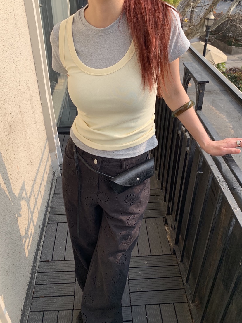 SUNDER MARKET韓國代購女裝新品職業26春夏人氣吊帶背心SUNDER MARKET吊帶/背心圖色3