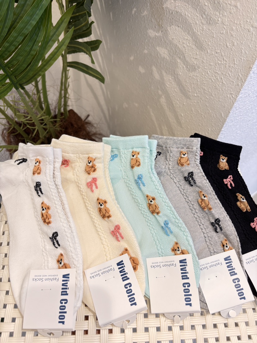 CACTUS-Q韓國代購女裝新款人氣職業休閑推薦26春夏時尚襪子CACTUS十雙起/可混搭襪子