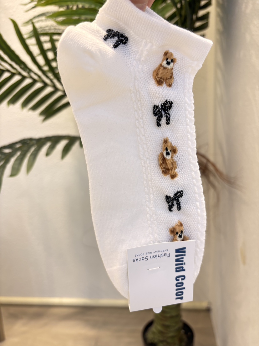 CACTUS-Q韓國代購女裝新款人氣職業休閑推薦26春夏時尚襪子CACTUS十雙起/可混搭襪子圖色1