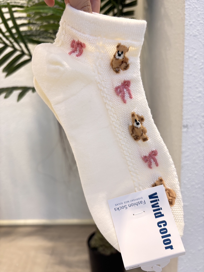 CACTUS-Q韓國代購女裝新款人氣職業休閑推薦26春夏時尚襪子CACTUS十雙起/可混搭襪子圖色2