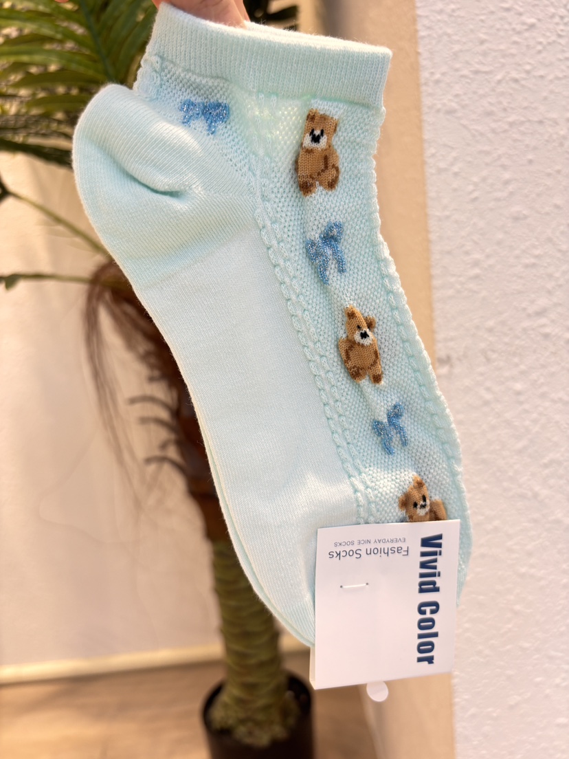 CACTUS-Q韓國代購女裝新款人氣職業休閑推薦26春夏時尚襪子CACTUS十雙起/可混搭襪子圖色3