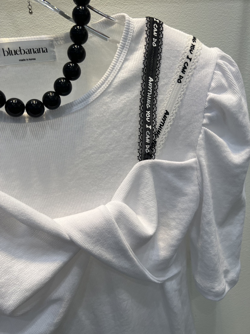 BLUE BANANA韓國東大門代購女裝新款休閑T恤不含項鏈假兩件BLUE BANANAT恤