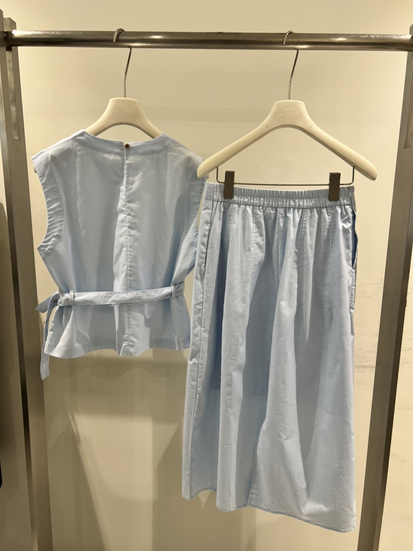 MENTOR韓國直郵實拍女裝新品時尚26春夏休閑人氣套裝含腰帶MENTOR套裝