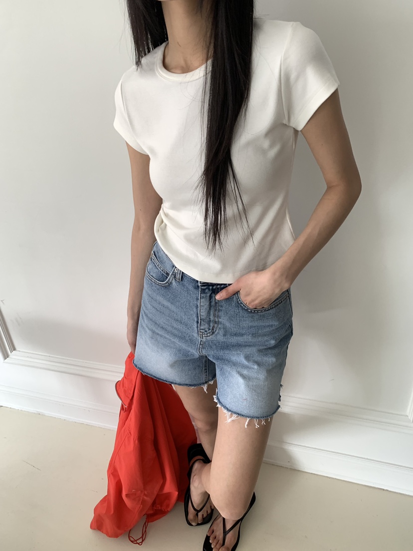 MUSE-P韓國直郵實拍女士新品時尚職業熱賣26春夏休閑短褲MUSE-P短褲