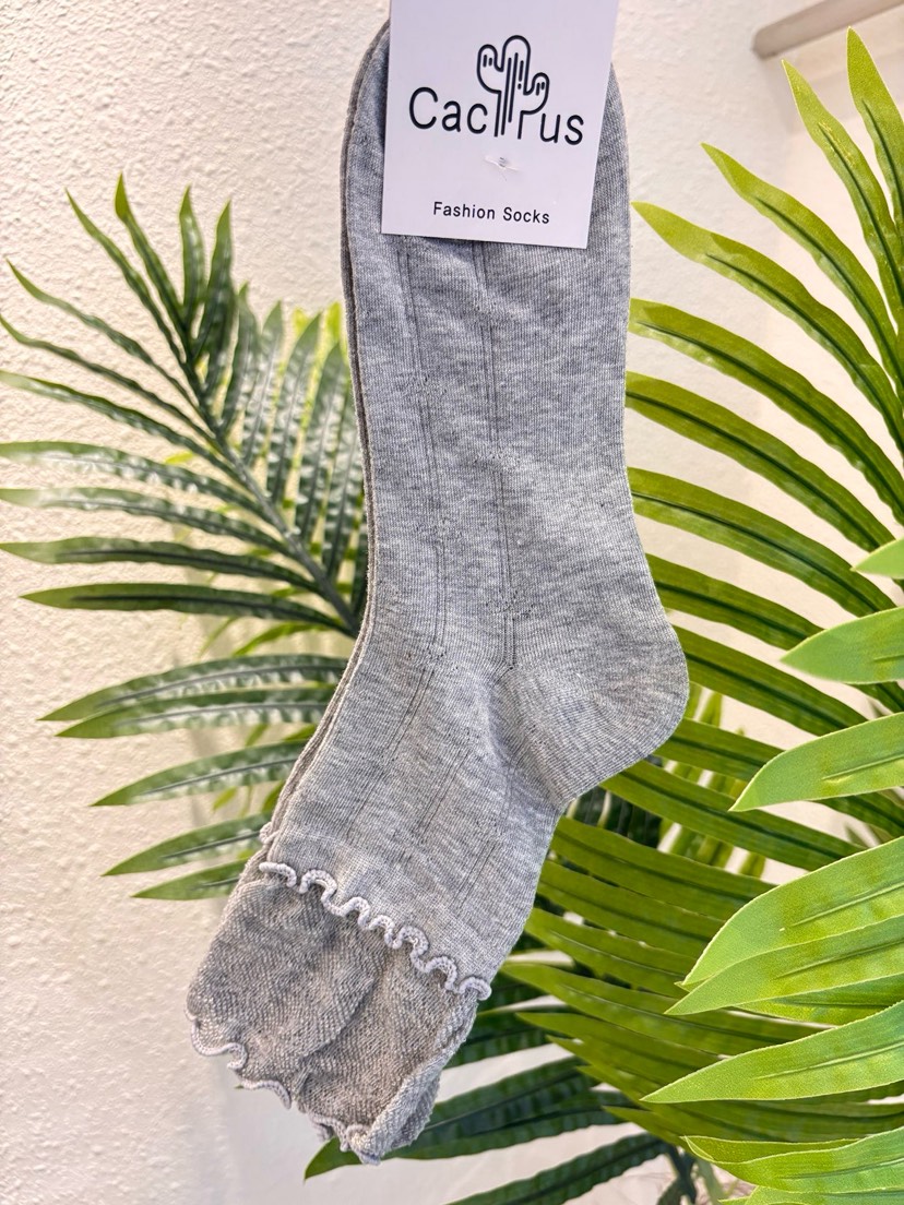CACTUS-Q韓國直郵女裝新款推薦職業人氣26春夏襪子蝴蝶結CACTUS十雙起/可混搭襪子圖色3