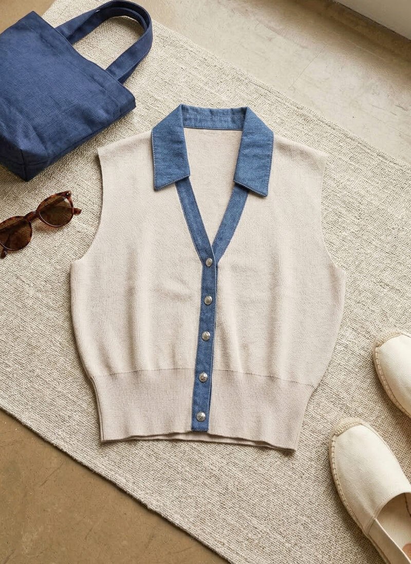 I BLLE韓國東大門直郵女士新款人氣推薦職業休閑熱賣馬甲I BLLE馬甲