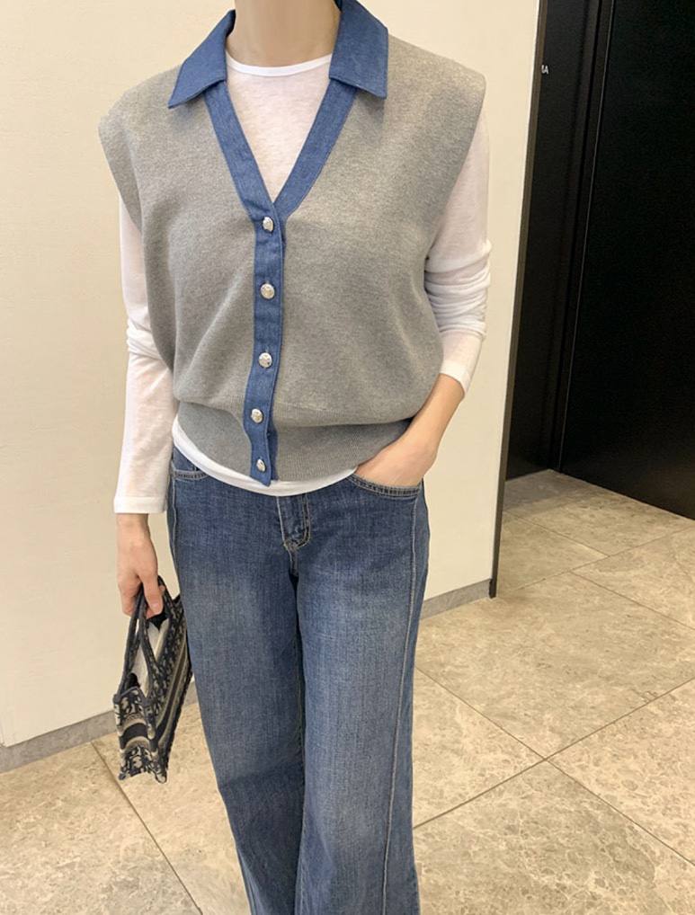 I BLLE韓國東大門直郵女士新款人氣推薦職業休閑熱賣馬甲I BLLE馬甲