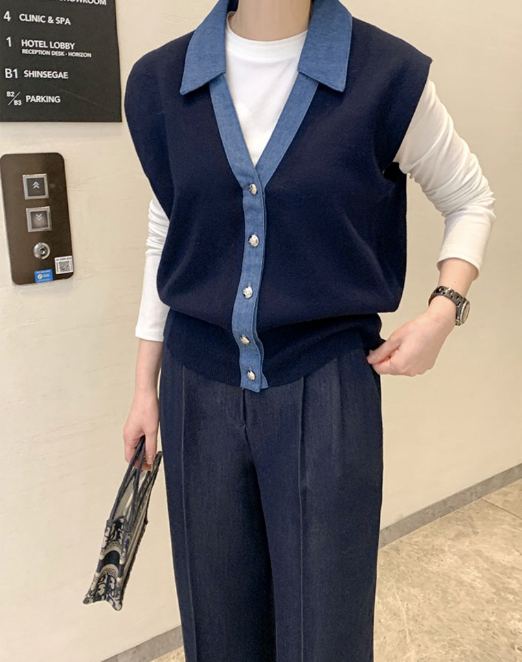 I BLLE韓國東大門直郵女士新款人氣推薦職業休閑熱賣馬甲I BLLE馬甲