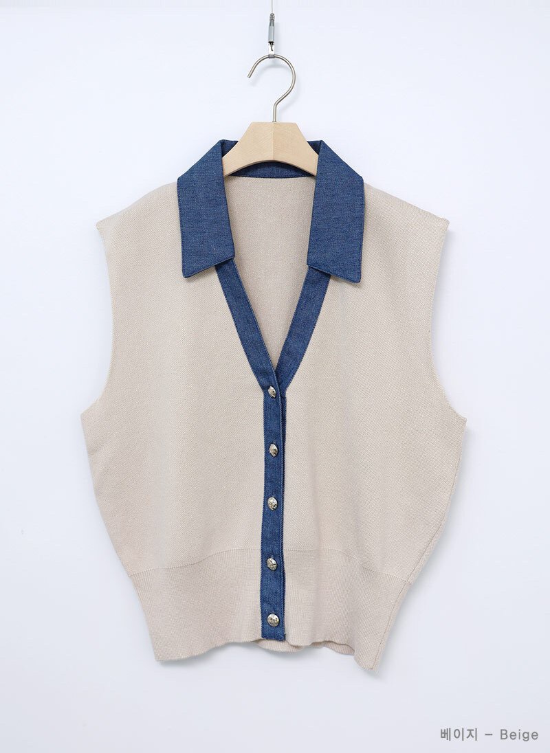 I BLLE韓國東大門直郵女士新款人氣推薦職業休閑熱賣馬甲I BLLE馬甲圖色1