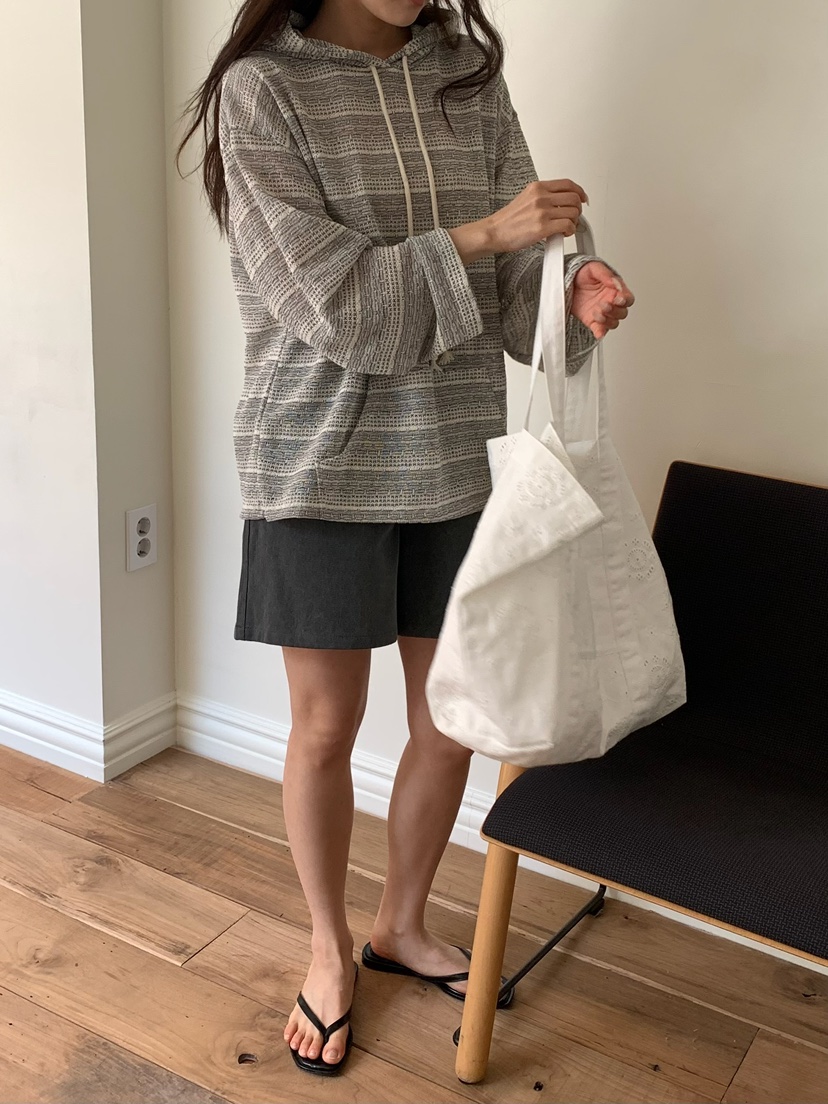 BLEECKER韓國直郵實拍女裝新款休閑推薦時尚26春夏衛衣提花BLEECKER衛衣