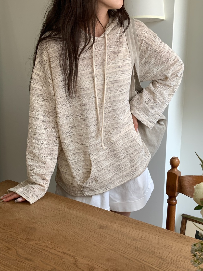 BLEECKER韓國直郵實拍女裝新款休閑推薦時尚26春夏衛衣提花BLEECKER衛衣