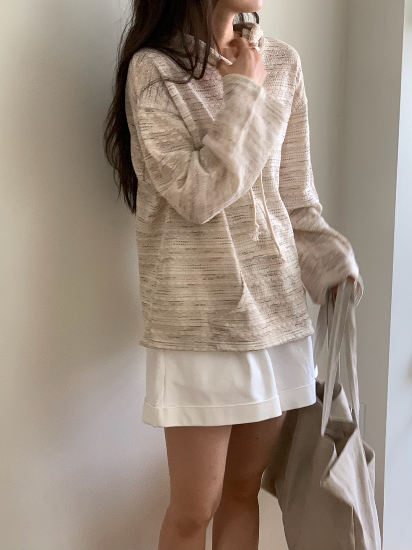 BLEECKER韓國直郵實拍女裝新款休閑推薦時尚26春夏衛衣提花BLEECKER衛衣