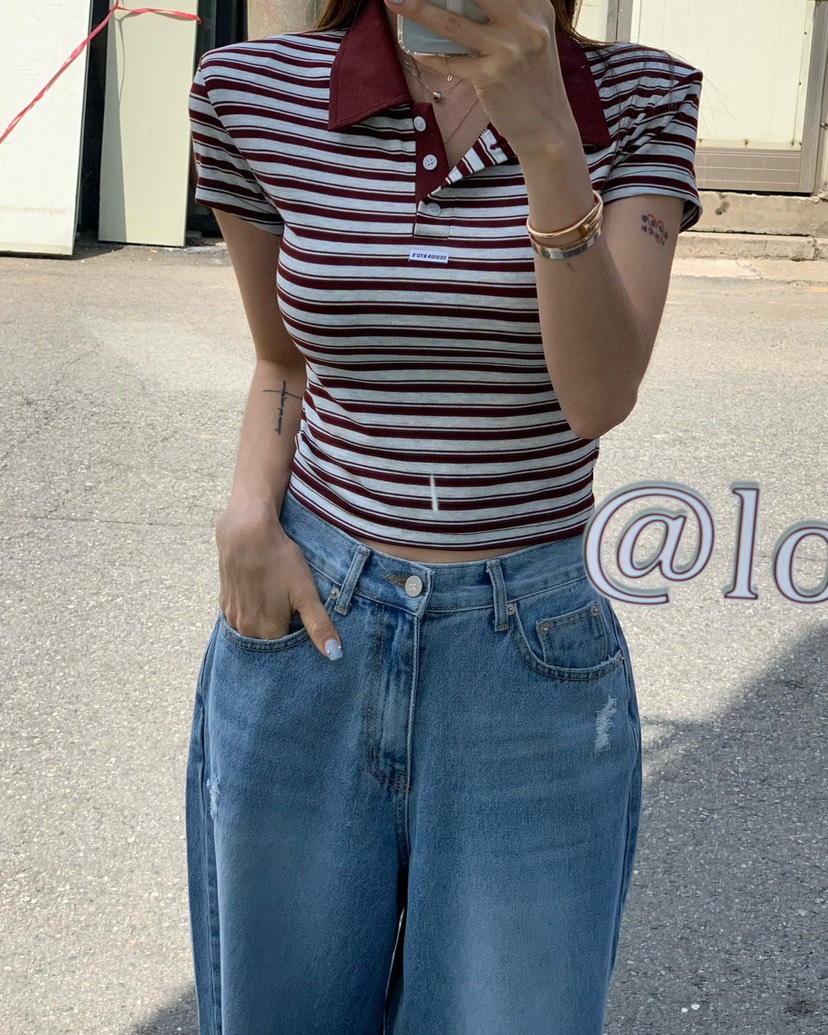 REVE CITE-L韓國東大門直郵女士新款時尚職業人氣T恤修身REVE CITE-LT恤圖色2