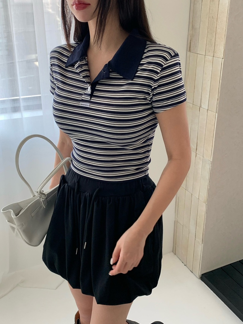 REVE CITE-L韓國東大門直郵女士新款時尚職業人氣T恤修身REVE CITE-LT恤圖色3