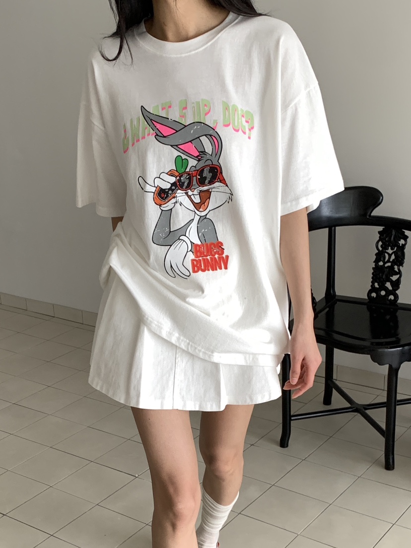 MUSE-P韓國代購女裝新款時尚26春夏職業推薦熱賣T恤兔子MUSE-PT恤