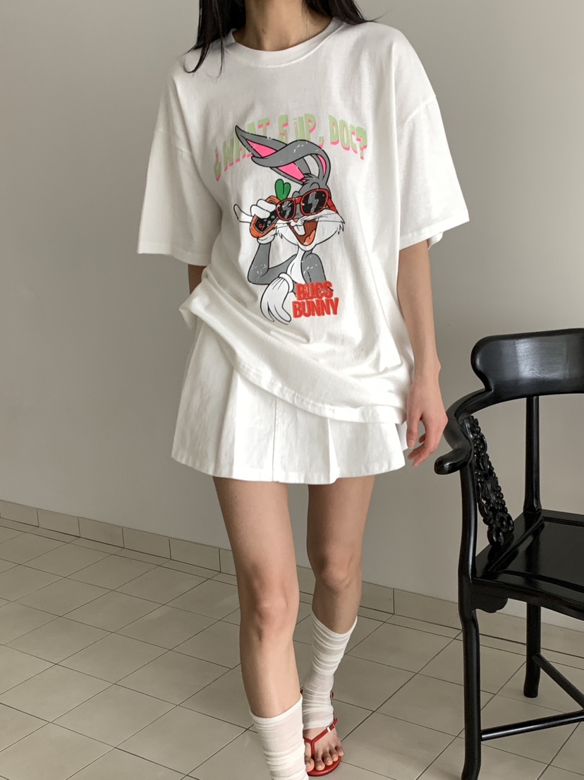 MUSE-P韓國代購女裝新款時尚26春夏職業推薦熱賣T恤兔子MUSE-PT恤