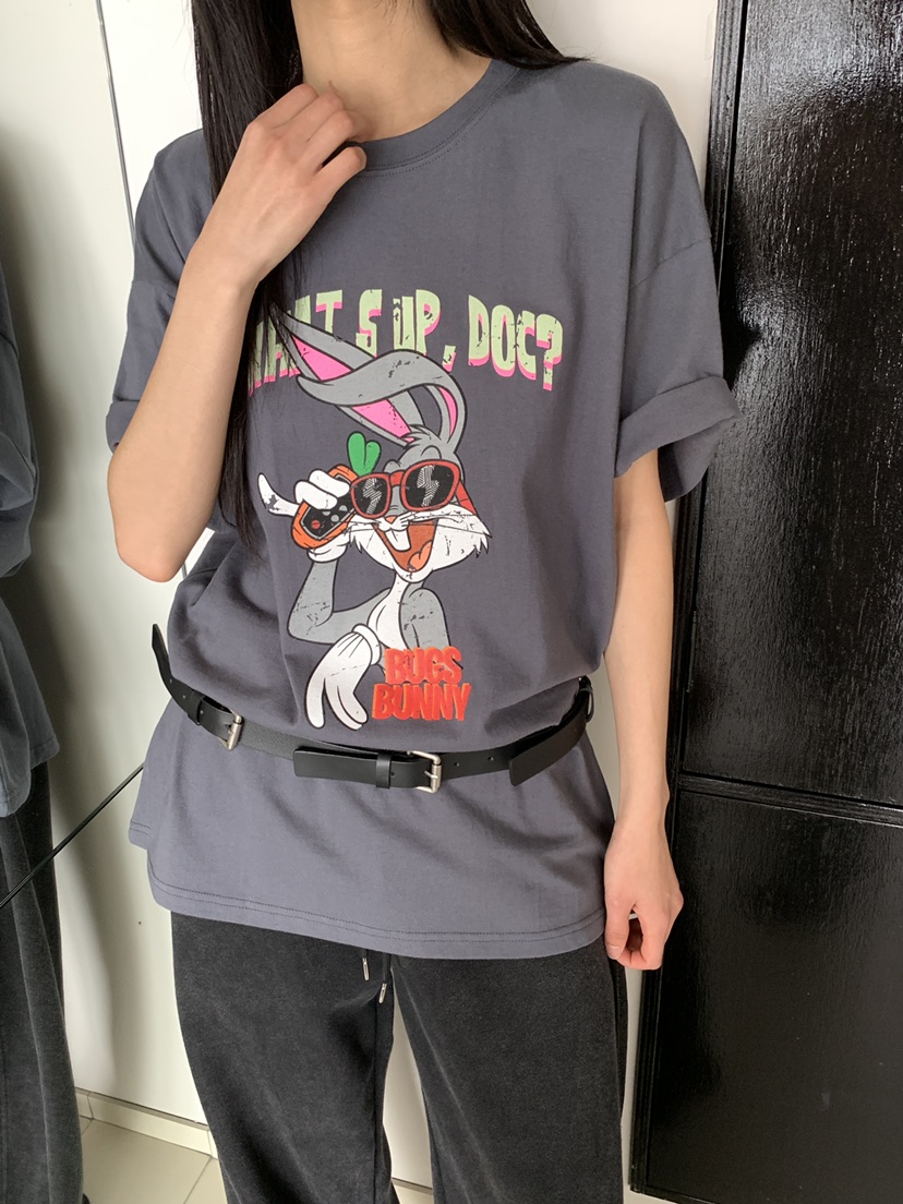 MUSE-P韓國代購女裝新款時尚26春夏職業推薦熱賣T恤兔子MUSE-PT恤