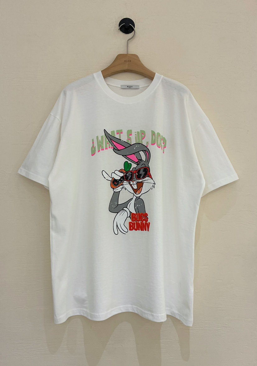 MUSE-P韓國代購女裝新款時尚26春夏職業推薦熱賣T恤兔子MUSE-PT恤