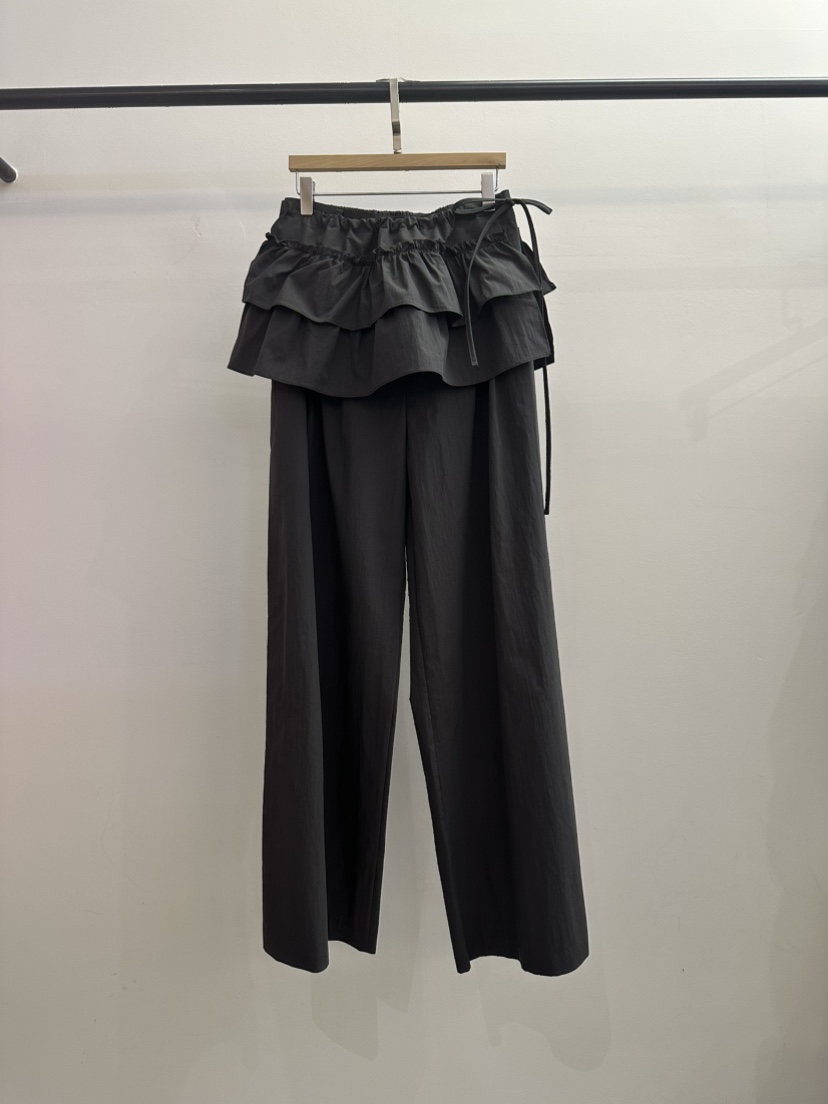 JENNY 1976韓國東大門直郵女士新品時尚職業休閑褲荷葉邊JENNY 1976休閑褲圖色2