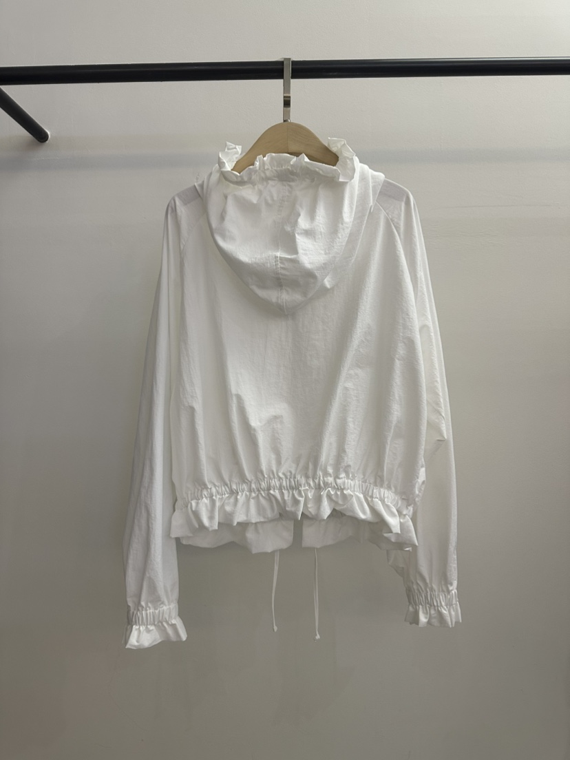 JENNY 1976韓國代購女裝新款休閑人氣推薦時尚夾克荷葉邊JENNY 1976夾克