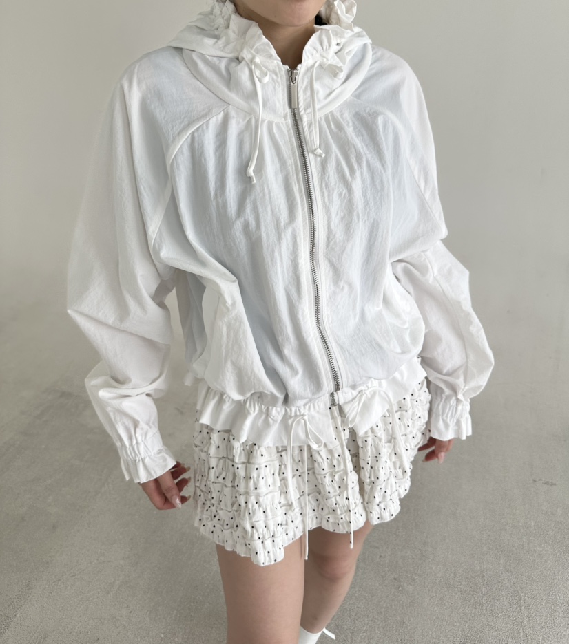 JENNY 1976韓國代購女裝新款休閑人氣推薦時尚夾克荷葉邊JENNY 1976夾克