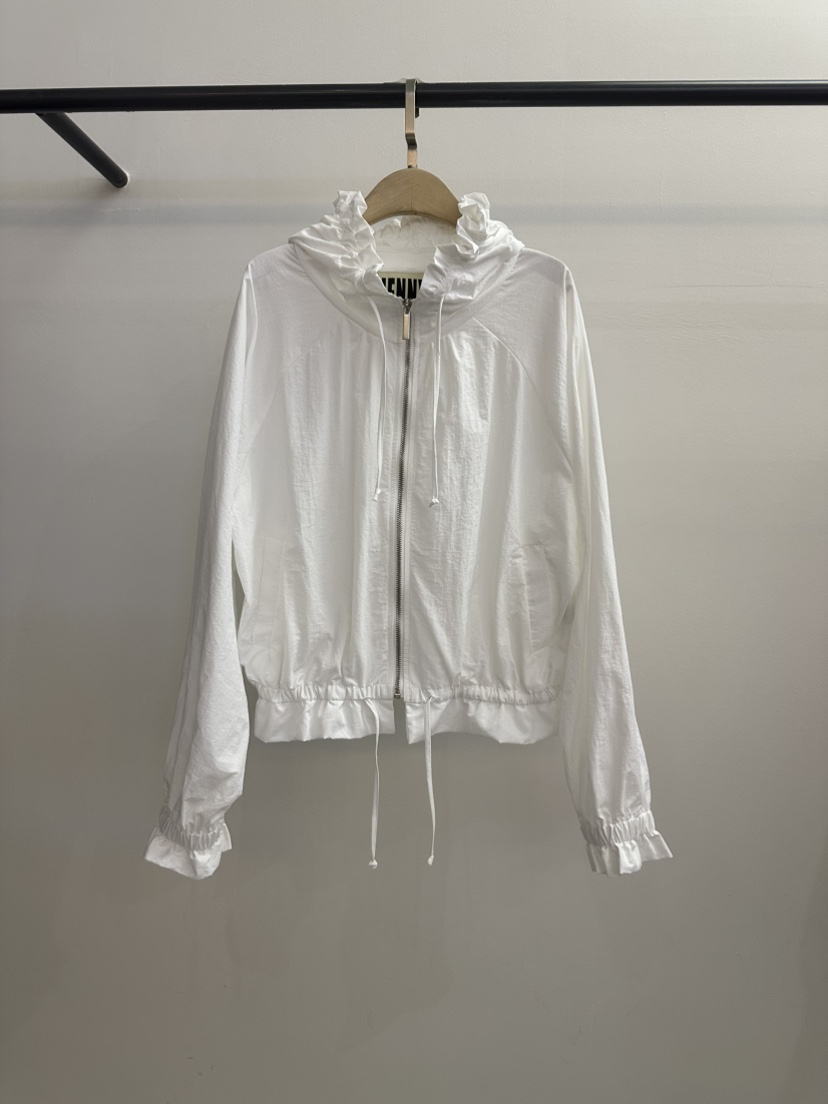 JENNY 1976韓國代購女裝新款休閑人氣推薦時尚夾克荷葉邊JENNY 1976夾克圖色1