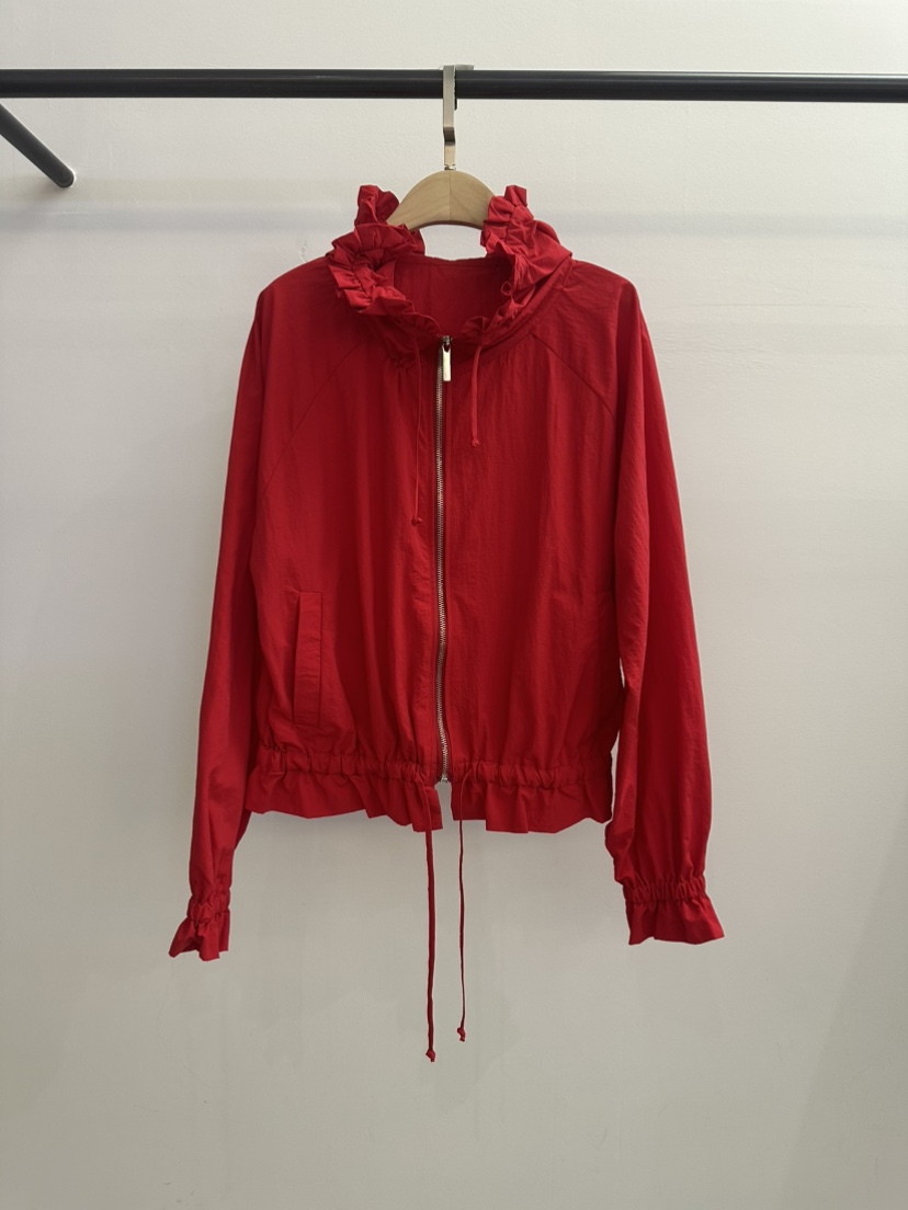 JENNY 1976韓國代購女裝新款休閑人氣推薦時尚夾克荷葉邊JENNY 1976夾克圖色3