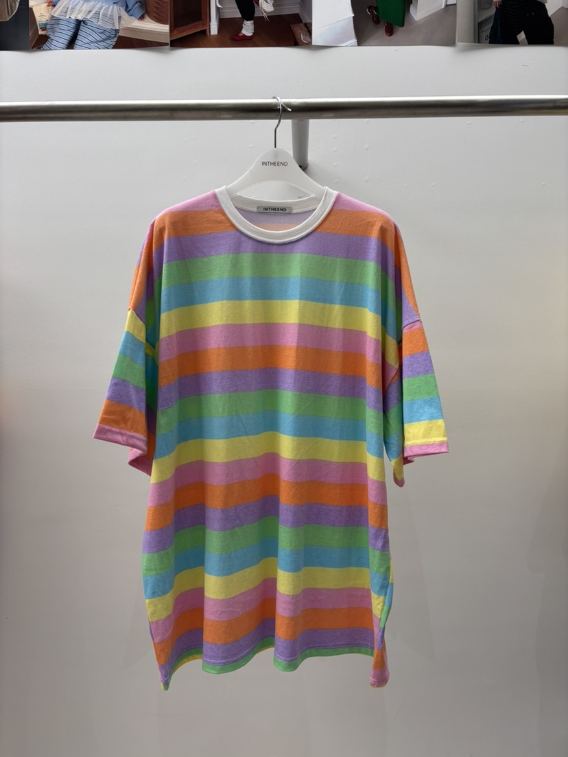 INTHEEND韓國代購女士新款推薦職業時尚人氣休閑26春夏T恤INTHEENDT恤圖色2