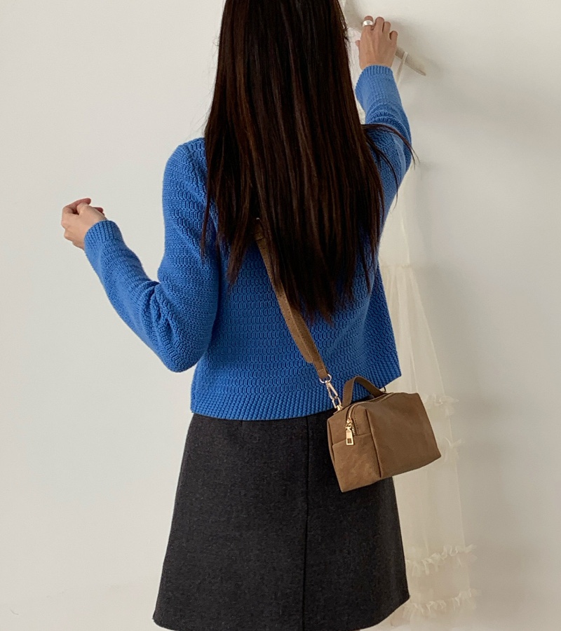 POSH BLUE韓國直郵實拍女裝新款熱賣推薦單肩斜跨包麂皮POSH BLUE單肩/斜跨包