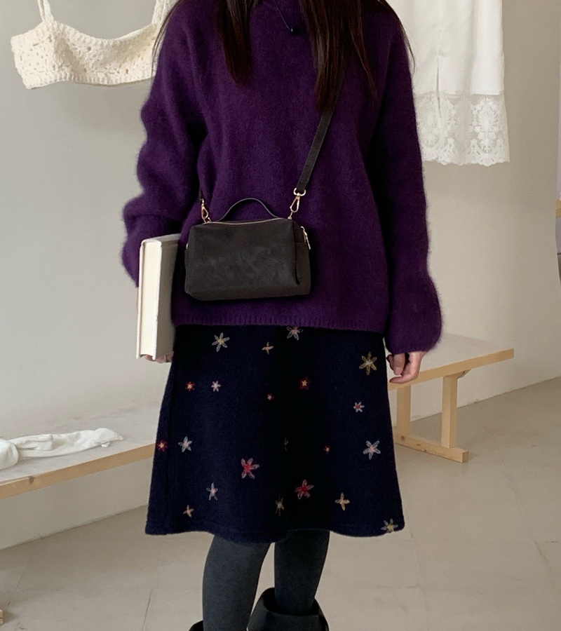 POSH BLUE韓國直郵實拍女裝新款熱賣推薦單肩斜跨包麂皮POSH BLUE單肩/斜跨包