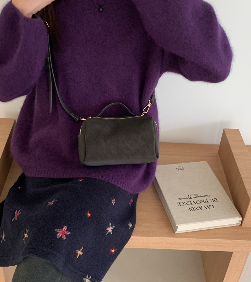 POSH BLUE韓國直郵實拍女裝新款熱賣推薦單肩斜跨包麂皮POSH BLUE單肩/斜跨包