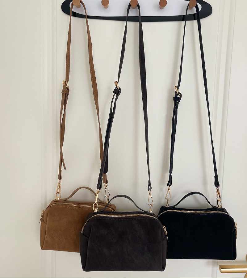 POSH BLUE韓國直郵實拍女裝新款熱賣推薦單肩斜跨包麂皮POSH BLUE單肩/斜跨包