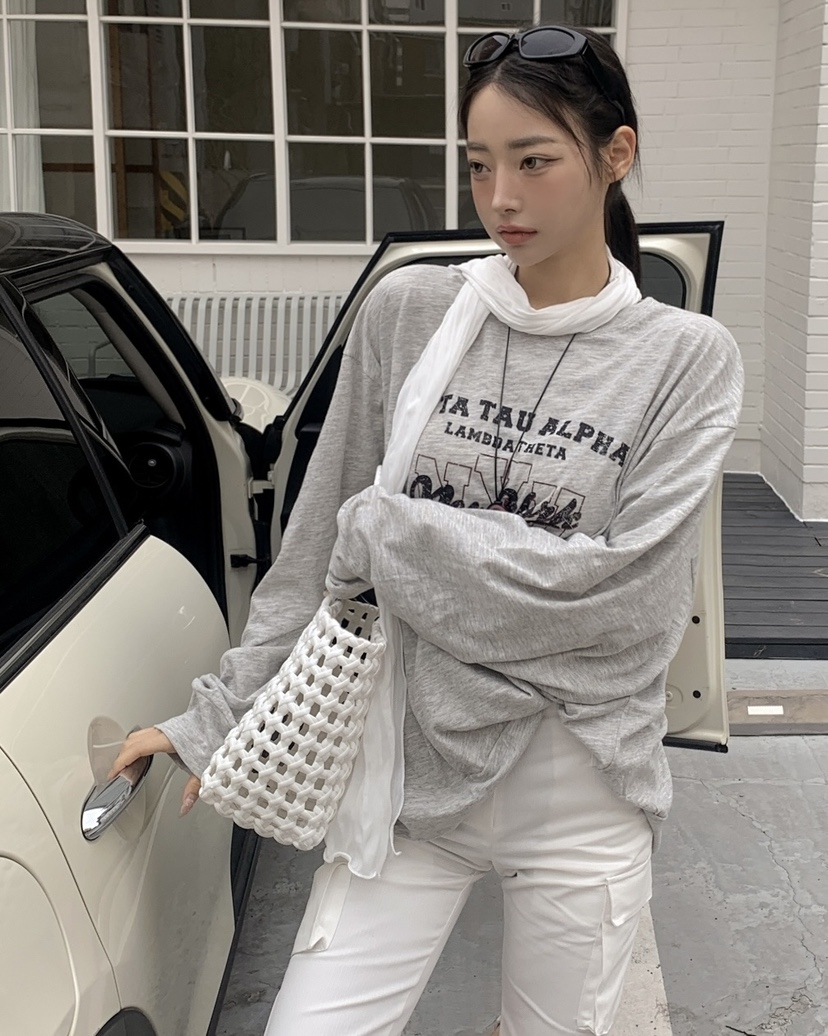 OURWAVE/OUR ROOM韓國代購女裝新品人氣推薦休閑長袖T恤Our Wave/Our Room長袖T恤