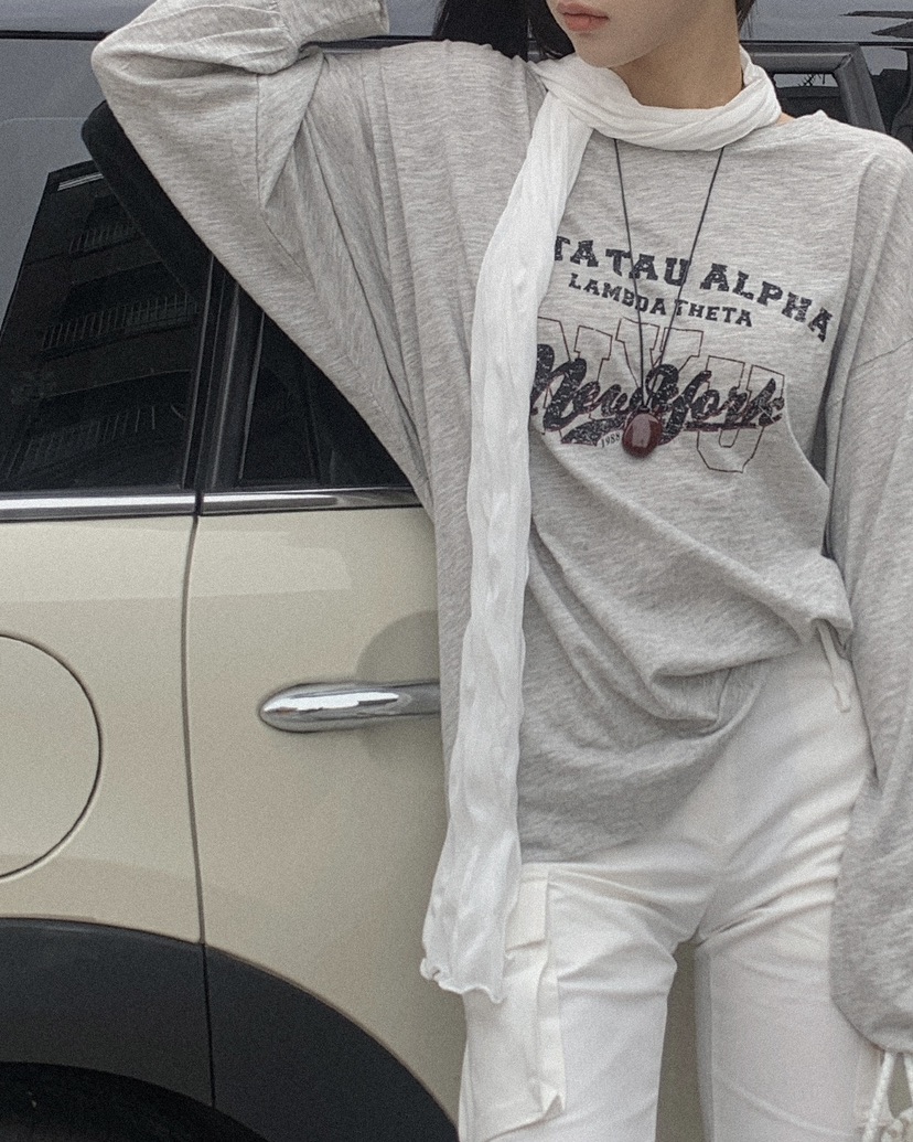 OURWAVE/OUR ROOM韓國代購女裝新品人氣推薦休閑長袖T恤Our Wave/Our Room長袖T恤