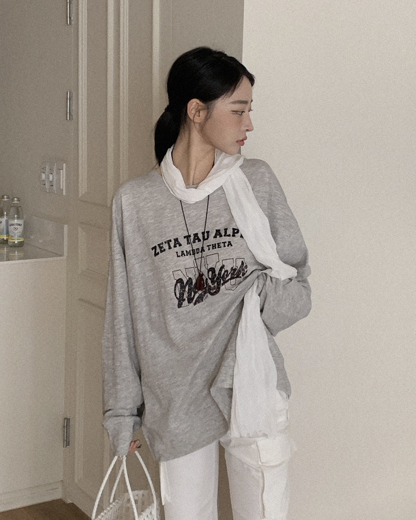 OURWAVE/OUR ROOM韓國代購女裝新品人氣推薦休閑長袖T恤Our Wave/Our Room長袖T恤