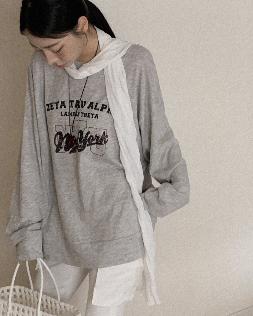 OURWAVE/OUR ROOM韓國代購女裝新品人氣推薦休閑長袖T恤Our Wave/Our Room長袖T恤