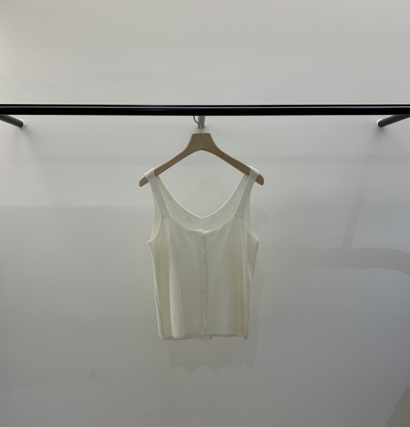 LA CREME韓國東大門直郵女裝新款職業熱賣吊帶背心亞麻雙面LA CREME吊帶/背心