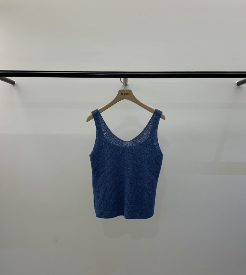 LA CREME韓國東大門直郵女裝新款職業熱賣吊帶背心亞麻雙面LA CREME吊帶/背心圖色3