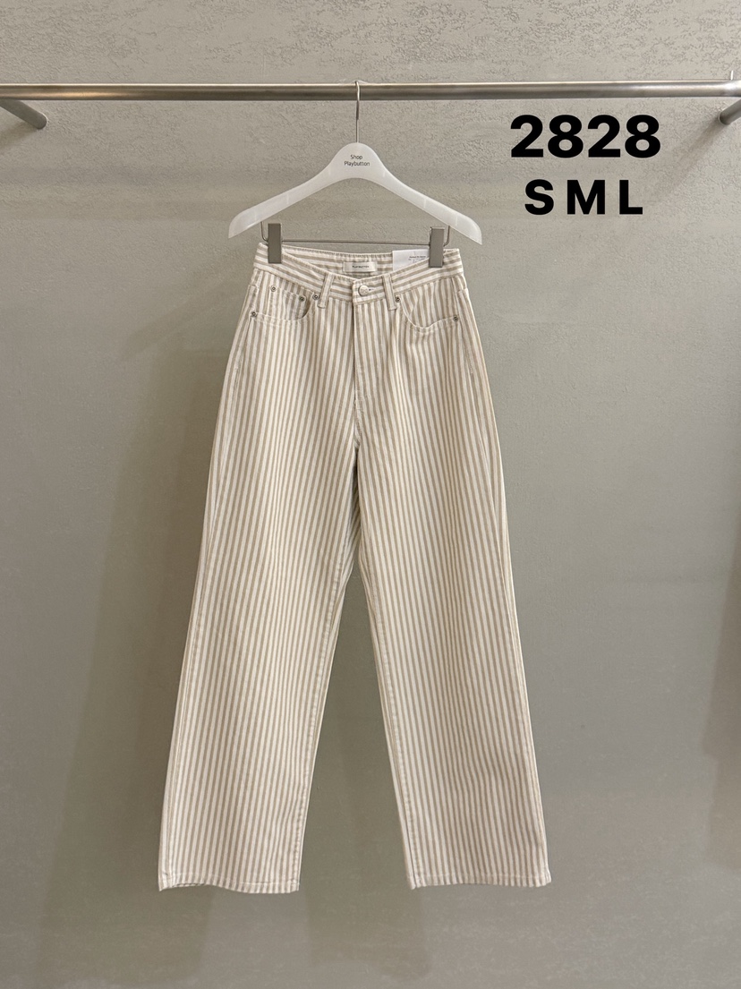 PLAYBUTTON-P韓國直郵實拍女裝新品休閑26春夏推薦牛仔褲PLAYBUTTON牛仔褲圖色1