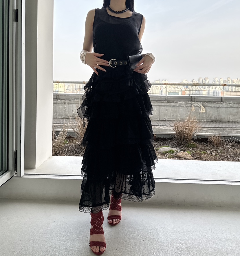 JENNY 1976韓國代購女裝新款26春夏休閑熱賣推薦人氣長裙JENNY 1976長裙