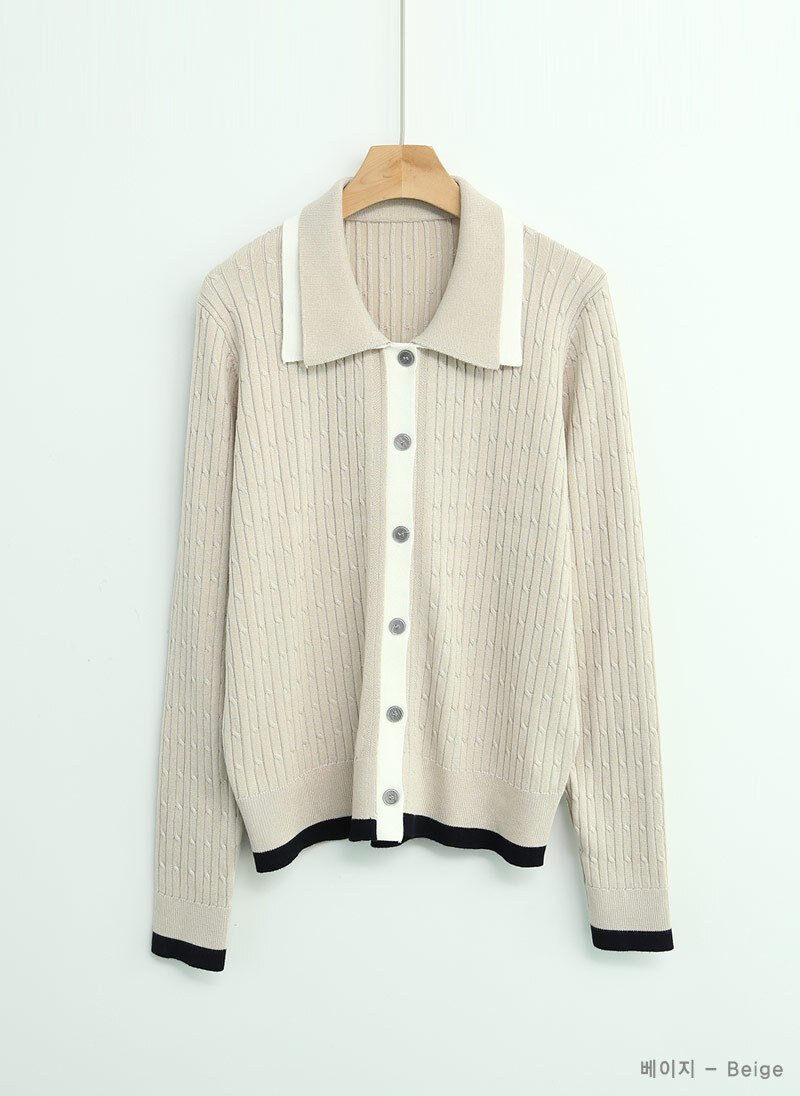 I BLLE韓國直郵實拍女裝新品26春夏推薦職業時尚休閑針織衫I BLLE針織衫圖色1