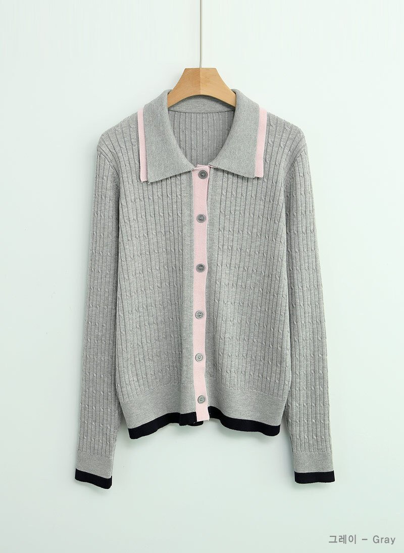 I BLLE韓國直郵實拍女裝新品26春夏推薦職業時尚休閑針織衫I BLLE針織衫圖色2