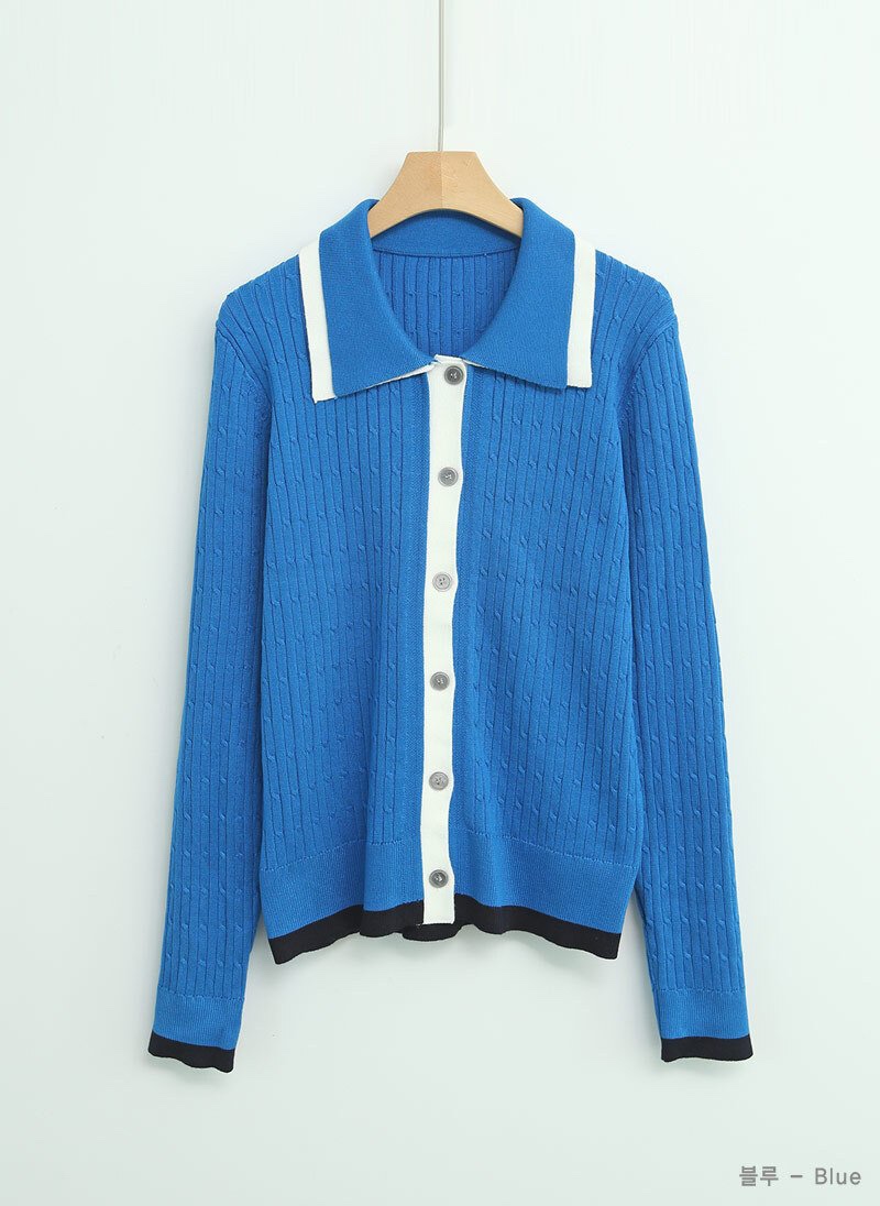 I BLLE韓國直郵實拍女裝新品26春夏推薦職業時尚休閑針織衫I BLLE針織衫圖色3