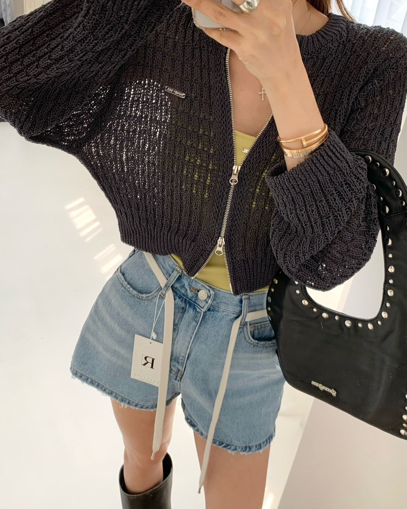 REVE CITE-L韓國東大門代購女士新款26春夏時尚短褲含腰繩REVE CITE-L短褲