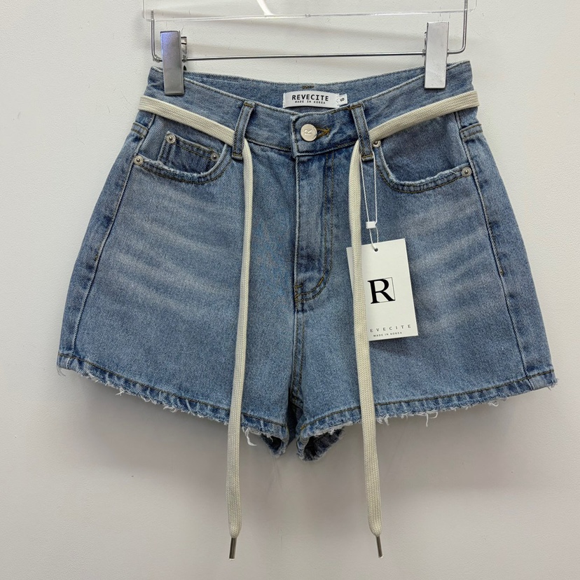 REVE CITE-L韓國東大門代購女士新款26春夏時尚短褲含腰繩REVE CITE-L短褲圖色1