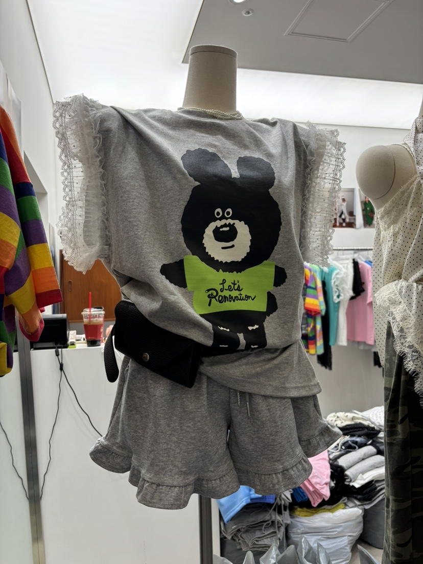 INTHEEND韓國直郵實拍女裝新品推薦職業熱賣人氣短褲荷葉邊INTHEEND短褲