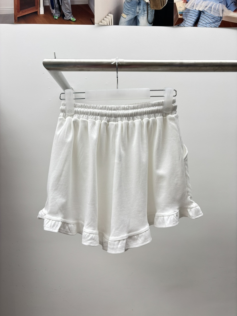 INTHEEND韓國直郵實拍女裝新品推薦職業熱賣人氣短褲荷葉邊INTHEEND短褲