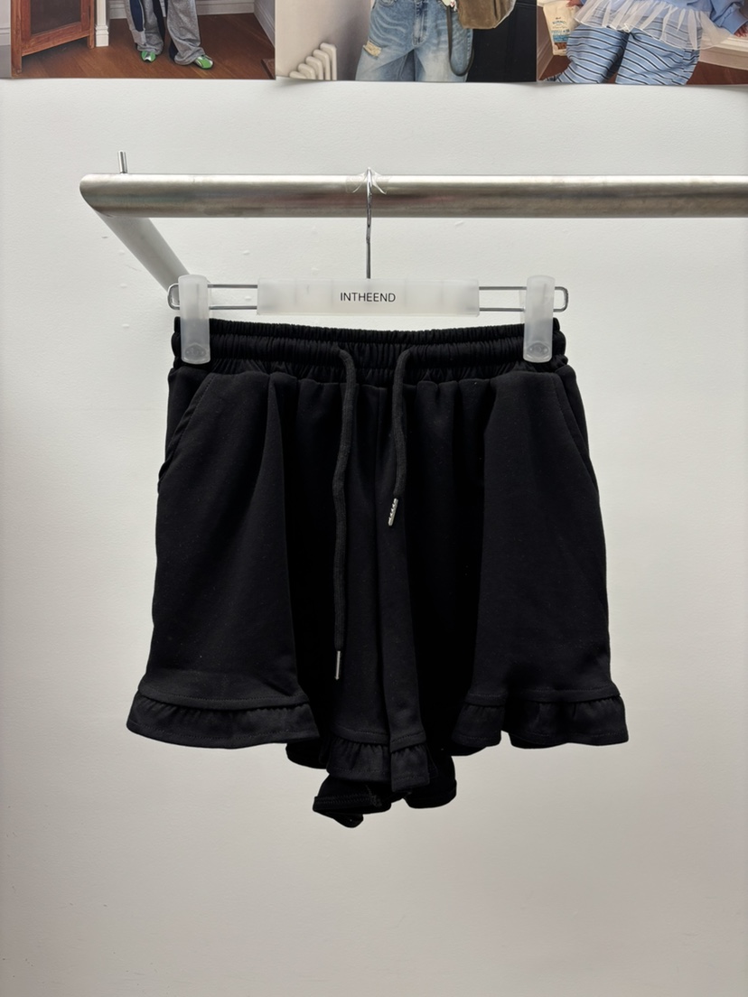 INTHEEND韓國直郵實拍女裝新品推薦職業熱賣人氣短褲荷葉邊INTHEEND短褲圖色2