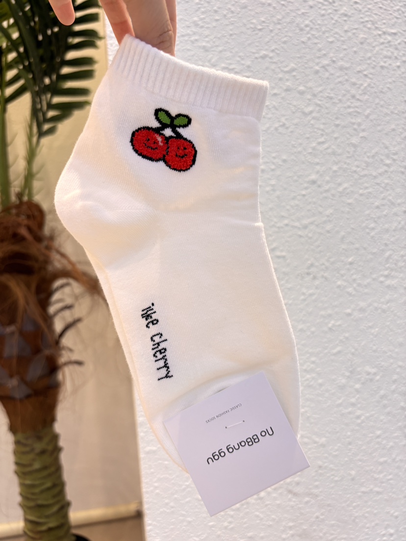 CACTUS-Q韓國代購女裝新款熱賣推薦26春夏休閑人氣職業襪子CACTUS十雙起/可混搭襪子圖色1